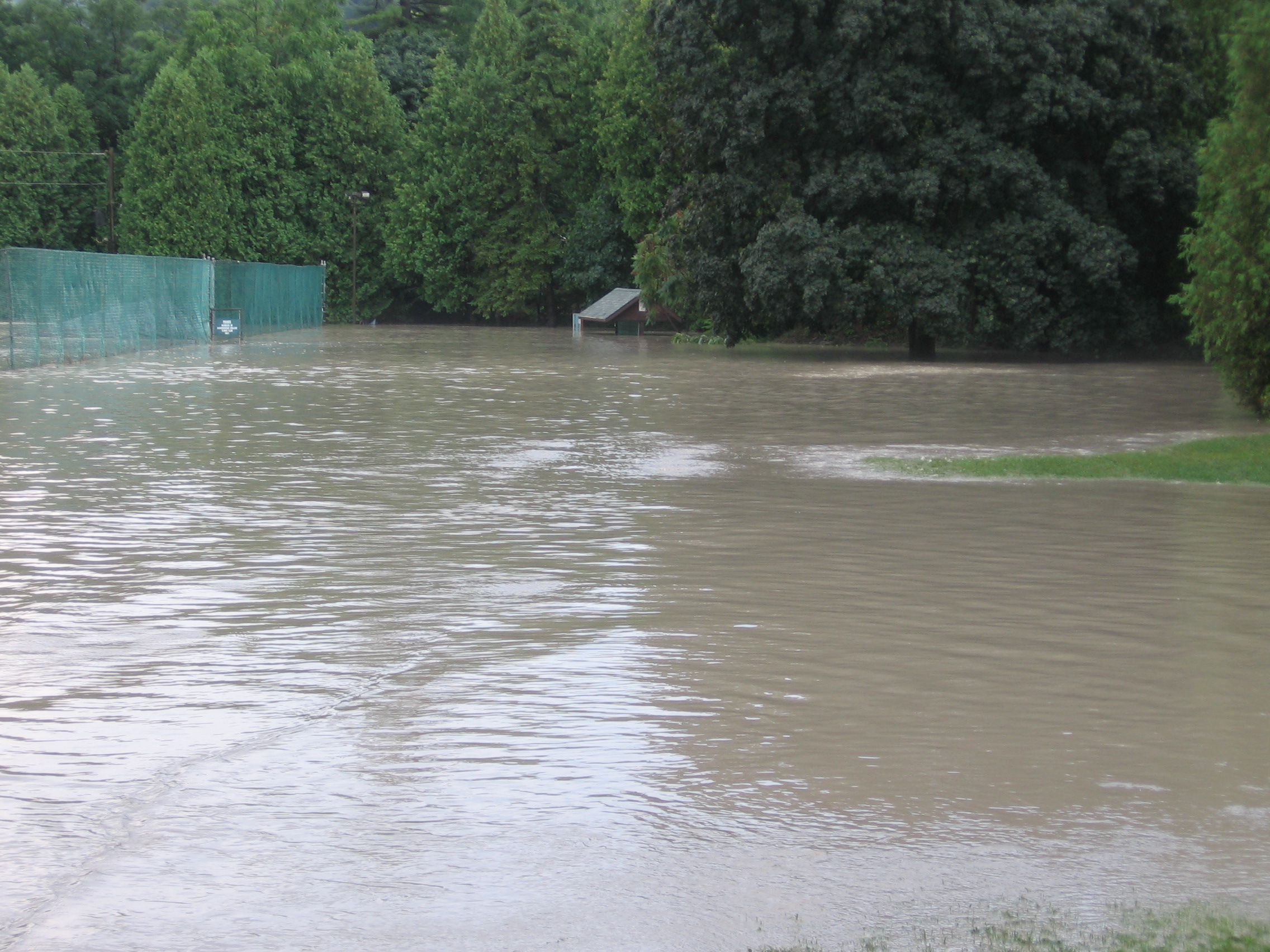 Flooded Tennis Courts 2