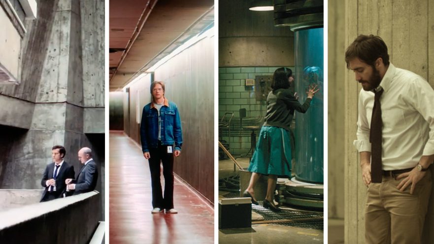 Pictured above: Screenshots from Anon (2018), The Hot Zone (2019), The Shape of Water (2017), and Enemy (2013), all of which were at least partially shot at the University of Toronto Scarborough campus, as captured by the author.